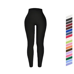 Calça legging feminina de ioga push up com fio GC, calça fitness de cintura alta para levantar os quadris, calça esportiva de secagem rápida GY124