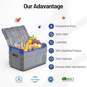 Réfrigérateur de <span class=keywords><strong>camping</strong></span> NLS35 Alpicool OEM & ODM Réfrigérateur de voiture 12v à double température et double contrôle Refroidisseur électrique mini réfrigérateur congélateur - Product Image 4