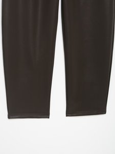ZEVITY 2026 Printemps – <span class=keywords><strong>Pantalon</strong></span> long décontracté pour <span class=keywords><strong>femme</strong></span> en similicuir avec poches, style ballon, fermeture éclair, <span class=keywords><strong>pantalon</strong></span> <span class=keywords><strong>sarouel</strong></span> en PU - Product Image 5