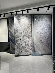 Soporte extraíble para baldosas de cerámica 2025, marco de Metal, muestra de granito de mármol UV, losas de piedra, estante de exhibición de láminas de mármol de PVC - Product Image 5