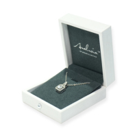 Organisateur de bijoux personnalisé avec tiroir latéral carré givré et fermeture à boucle, personnalisable en logo/couleur/taille/matériau, pour bagues, pendentifs et colliers