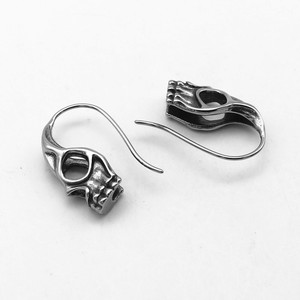 Yunnique – boucles d'oreilles en acier titane pour hommes et femmes, design de squelette géométrique, bijoux à la mode - Product Image 3