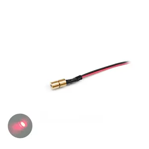 Hot Selling High precision 6mm 650nm 5mw Red Dot Laser Module APC Drive Circuit Control For Aiming