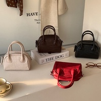 Nouveau sac à main élégant pour femmes en cuir de vachette de haute qualité, sac bowling tendance à bandoulière, motif crocodile, sac en cuir véritable