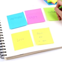 Bloc de notas adhesivas de colores al por mayor, pegatinas de papel para papelería, bloc de notas, cuadernos, pegatinas para mensajes de oficina y escuela