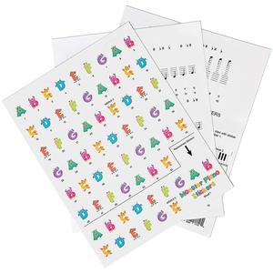Vinyle époxy Piano espagnol français <span class=keywords><strong>russe</strong></span> décoratif ordinateur portable arabe <span class=keywords><strong>clavier</strong></span> autocollant - Product Image 4
