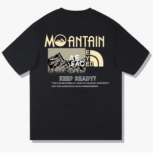 Camiseta de manga corta de algodón puro transfronterizo de marca de moda de verano 2025 para hombre, nueva camiseta informal de cuello suelto Ins, diseño atractivo - Product Image 5
