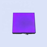 Dalles de piste de danse LED RVB 3-en-1 colorées MISS 2026 pour parcs à thème, scènes, bars et boîtes de nuit, en verre trempé de 10 mm, 500 kg/m², carte SD