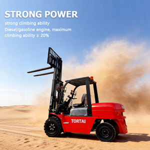 מלגזה דיזל הידראולית חדשה לגמרי עם משקל נגד של <span class=keywords><strong>4</strong></span> טון, חלקים הניתנים להתאמה אישית, לציוד טיפול בחומרים, סיטונאי - Product Image 2