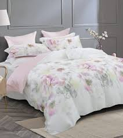 Tissu polyester imprimé nano en relief 3D pour la literie, housse de couette