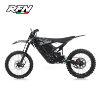 Moto tout-terrain électrique RFN de haute qualité, batterie au lithium 74V 43AH, vélo adulte