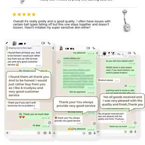 F136 Titan rõ ràng CZ với chuỗi phẳng trở lại Bông tai sụn tai Stud labret ốc xà cừ Helix <span class=keywords><strong>piercing</strong></span> đồ trang sức - Product Image 6