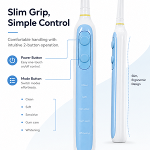 <span class=keywords><strong>Cepillo</strong></span> de Dientes Eléctrico <span class=keywords><strong>Oral</strong></span> Care <span class=keywords><strong>B</strong></span> para Adultos con Cabezales Giratorios, Cerdas Suaves, Blanqueamiento Dental y Ajuste de Múltiples Velocidades, Resistente al Agua IPX7 - Product Image 4