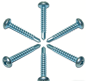 Vis à tête ronde, résistantes à la corrosion, fixations pour la construction et la toiture - Product Image 1