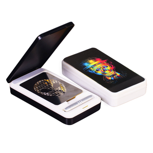 Nouvel arrivage Porte-herbes sèches 3 en 1 avec carte de meulage Tuyau en métal <span class=keywords><strong>Étui</strong></span> <span class=keywords><strong>à</strong></span> cigarettes LED - Product Image 3
