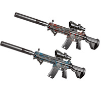 Pistolet jouet électrique en plastique M416, batterie 7,4 V, graffiti M4, pistolet jouet à éclaboussures pour jeu d'équipe