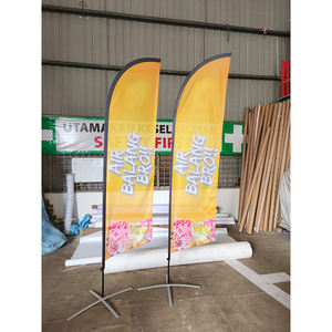 Bendera Lengkung Bulu Custom Cetak untuk Promosi Iklan, Logo, Beachflag, Spanduk - Product Image 5