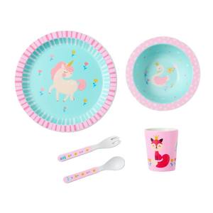 Ensemble de <span class=keywords><strong>vaisselle</strong></span> circulaire pour enfants personnalisé en gros, en fibre de bambou biodégradable, <span class=keywords><strong>vaisselle</strong></span> écologique, ensemble de 5 pièces - Product Image 6