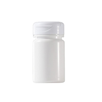 Bouteille ronde en PET blanche de 300 ml, 200 ml, 150 ml, 120 ml, 100 ml, 80 ml avec couvercle à rabat, flacon d'emballage médical en plastique scellé