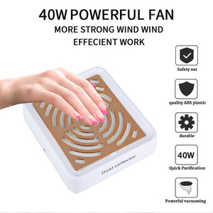 Aspirateur professionnel pour poussière d'ongles 40W, outil de nettoyage pour salon de manucure, machine à aspiration de poussière d'ongles - Product Image 4
