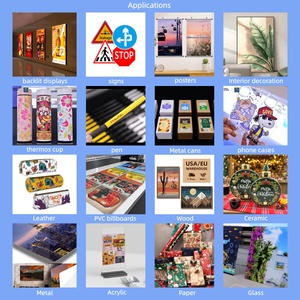 60*90cm 3d Embossing Large Format Print Machine Inkjet Uv Flatbed Printer Phone case Id Card Pvc Card Plastic Metal <strong>Printing</strong> - Product Image 3