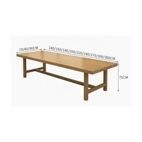 Meubles de bureau en bois de qualité supérieure, table de réunion, table de conférence