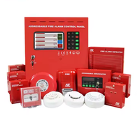 Panneau de contrôle d'alarme incendie intelligent adressable de haute qualité, 1 boucle, 250 points par boucle, sécurité incendie, série FP100, métal
