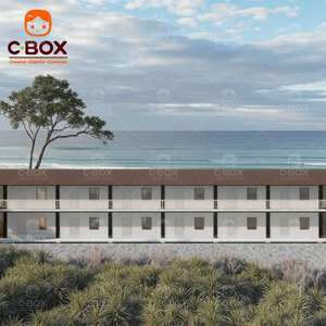Cbox - Oficina Modular Prefabricada Personalizada, Hoteles Rurales, Fácil de Ensamblar, Acero, Comunidad, Hoteles Rurales, Casa Contenedor en Paquete Plano - Product Image 1
