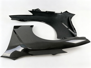 Nuevos Guardabarros Delanteros de Fibra de Carbono Seca, Estilo OEM de Fábrica, Acabado Brillante, Ajuste Directo con Pernos para Nissan GT-R R35 2008-2016 - Product Image 2