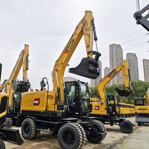 Excavadora de Ruedas Sany SY160W en Excelentes Condiciones con Cucharón de Excavación y Componente Central del Motor a Bajo Precio para Venta Caliente - Product Image 4