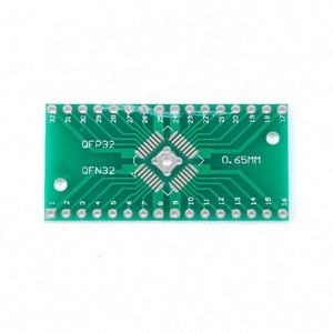 QFN32 Ổ Cắm Chuyển Đổi QFP32 Sang DIP <span class=keywords><strong>DIP32</strong></span> Bảng Mạch <span class=keywords><strong>PCB</strong></span> Bảng Mạch Thông Dụng Chân SMD 0.8Mm 0.65Mm Bảng Mạch IC FR4 - Product Image 3