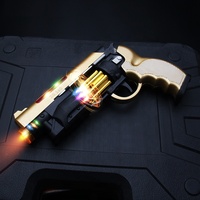 Nouveauté Pistolet Mitrailleur Électrique Son et Lumière Automatique, Jouet Pistolet pour Enfants Tir Populaire