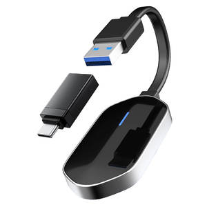 Adaptateur Carplay sans fil et adaptateur sans fil Android Auto et Androidauto 2 en 1 USB C Car Play Converter AI Box <span class=keywords><strong>Tor</strong></span> Toyota - Product Image 1