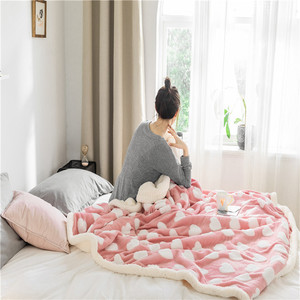Gran oferta, manta de Sherpa Jacquard de doble cara, manta supersuave para sofá - Product Image 3