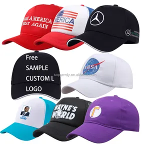 Оптовая продажа, мягкие кепки с вышитым логотипом на заказ, летние 100 хлопковые кепки без рисунка с 5/6 панелями, камуфляжные бейсболки для мужчин