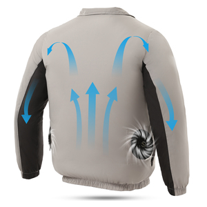 Sun protection <strong>Work</strong> Jacket Fan air Conditioned Clothes With Cooling Fan Summer Fan Cloth - Product Image 4