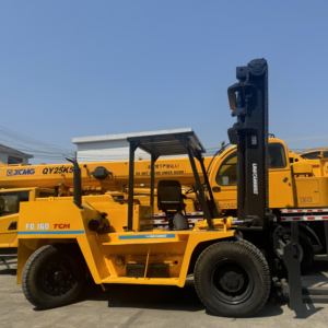 Haute qualité TCM FD160 chariot élévateur Diesel 16 tonnes japon utilisé vente chaude Shanghai moteur d'origine bonne condition boîte de vitesses pompe - Product Image 2