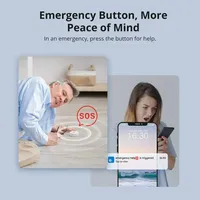 SONOFF SNZB-01P Tombol Sakelar Nirkabel Zigbee Sakelar Adegan Pintar Kontrol Otomatisasi Rumah untuk Aplikasi EWeLink Alexa Smartthings