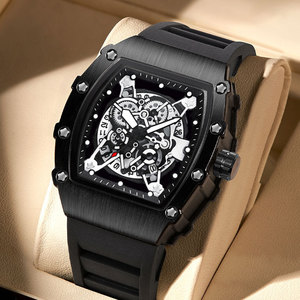 2025 New Top Luxurious Sports Waterproof Men Hollow <b>Watch</b> Fashion Business <b>Skeleton</b> Men Quartz Wristwatches Mechanical <b>Watches</b> - Product Image 1
