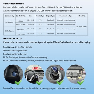 EASYGUARD Remote Starter Kit Fit for Toyota prius & Lexus CT-200H with Factory OEM <b>Push</b> Start Button Automation Gas <b>Car</b> - Product Image 3