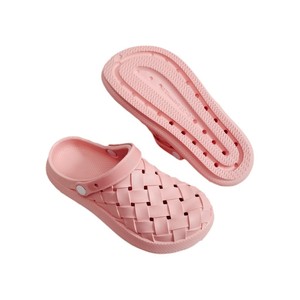 Zuecos Tejidos de Moda para Mujer, Sandalias de Verano Antideslizantes para Playa, Dormitorio, Parejas, Pantuflas de Moda - Product Image 5
