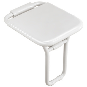 Baiyurui Wall Mounted <b>Folding</b> <b>Shower</b> <b>Stool</b> Aluminum Alloy 150kg Capacity For Elderly Bathroom Safety - Product Image 3
