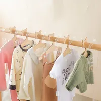 Séparateurs de penderie pour vêtements de bébé en plastique acrylique imprimé UV style bohème, marque LZW, pour nouveau-nés de 0 à 24 mois, organisateurs de penderie pour chambre de bébé, étiquettes de séparation pour cintres