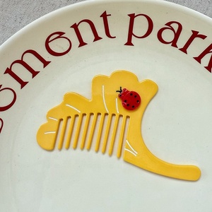 New Design Handmade Vintage Fashion Cartoon Animal Acetate Hair <b>Comb</b> Fun Cute <b>Bird</b> Lobster Portable Large Size for Women - Product Image 6