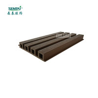 Revestimiento de Pared WPC Coextruido Impermeable de 159*25.5mm, Gran Venta, Mejor Calidad, Antiarañazos, Revestimiento Exterior Coextruido BPC GJ86