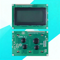 Módulo de Pantalla LCD de Caracteres con Retroiluminación LED, Controlador IC ST7066U, Película STN 1604A, 16P 5V, para Computadora Industrial, Multi-idioma