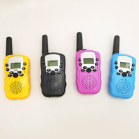Mini talkie-walkie portable éducatif T388 pour enfants, idéal pour les jeux de camping en extérieur, portée sans fil de 3 kilomètres