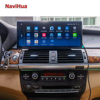 NaviHua 360 Cámara 12,3 '8 + 256GB 5G inalámbrico Carplay Android Auto GPS Radio reproductor Multimedia para BMW X5 E70 2008 2021 CCC CIC