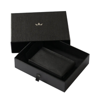Cajas para carteras de luxe personnalisé de haute qualité emballage de boîte-cadeau de portefeuille en cuir pour portefeuilles