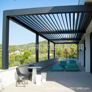 Gazebo de Aleación de Aluminio para Patio Exterior, 3x4m, Diseño Contemporáneo, Resistente a la Corrosión, para Jardín o Villa - Product Image 3